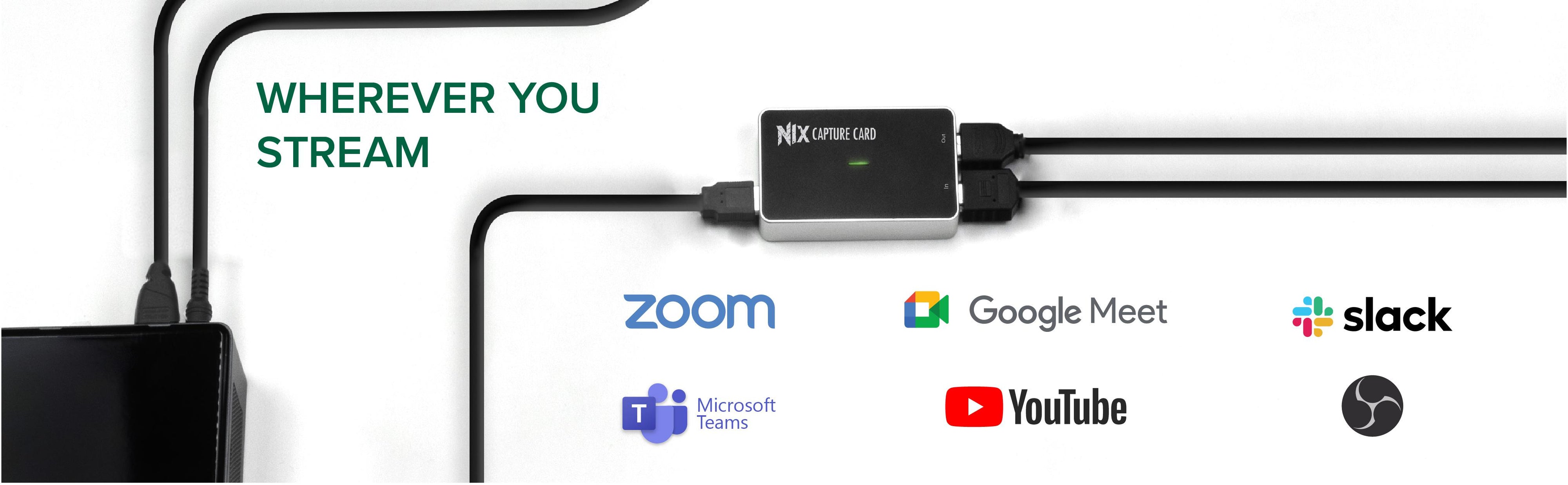 Plugable USBC-CAP60 wherever you stream