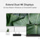 Plugable USB 3.0 and USB-C 4K DisplayPort and HDMI Dual Monitor Adapter with Ethernet image 2