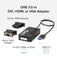 Plugable USB 3.0 HDMI/DVI/VGA Adapter for Multiple Monitors image 2