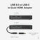 Plugable USB-C or USB 3.0 Quad HDMI Adapter image 2