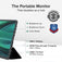 Plugable USB-C Portable Monitor with Protective Case/Stand, 100W Pass-Through Charging image 2