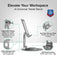 Plugable Universal Tablet Stand, 360° Rotating Base image 2