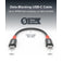 Plugable USB-C Cables, Data Blocker Charge Only, 240W (6 inch, Pack of 5) image 2