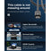 Plugable Thunderbolt 5 Cable 80Gbps (3.3ft/1m) image 2