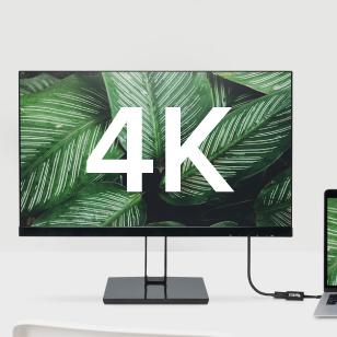 Image indicating the Plugable graphics adapter's 4K capabilities