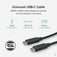 Plugable 10Gbps USB C to USB C Cable, 3.3 feet (1 Meter), 5A, USB-IF Certified, USB 3.1 Gen 2 Type-C - Driverless image 3