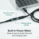 Plugable USB-C Extension Cable with Built-In Multimeter Tester, Fast Charging, 3.3 ft image 3