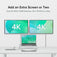 Plugable 11-in-1 USB-C Hub, 100W USB-C Pass-through, Laptop Docking Station Dual Monitor, 4K 60Hz HDMI, Compatible with Thunderbolt, Windows, Chromebooks, Displays Mirrored on Mac image 3