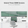 Plugable Triple Monitor USB-C Docking Station for Windows and Mac, with 100W Laptop Charging image 3