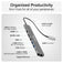 Plugable 9-in-1 USB-C Hub with 4K HDMI, 140W Pass-Through Charging image 3