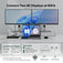 Plugable USB-C Docking Station Dual 4K 60Hz HDMI, 65W Charging, Gigabit Ethernet, 1x USB-C 5Gbps, 3X USB-A, Audio, Windows/ChromeOS, USB-C/USB4/Thunderbolt, Driverless (UD-MSTH2) image 3