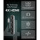 Plugable USB-C Quad 4K HDMI Graphics Adapter With up to 100W USB-C PD Pass-through Charging image 3