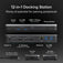 Plugable USB-C Dual Monitor Docking Station, Certified Works with Chromebook, 60W Charging image 3
