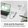 Plugable 9-in-1 USB-C Hub with 4K HDMI, 140W Pass-Through Charging image 4