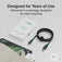 Plugable USB C to USB A Cable for Data and Charging (6.6ft / 2m) image 5