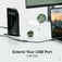 Plugable USB-C Extension Cable with Built-In Multimeter Tester, Fast Charging, 3.3 ft image 6