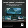 Plugable Thunderbolt 5 Dock with 3x Thunderbolt 5 Ports, 140W Laptop Charging image 6