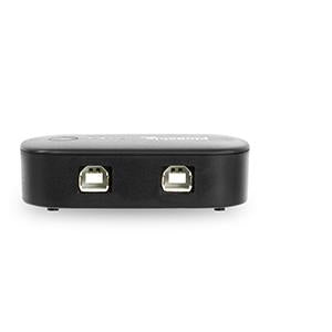 USB2-SWITCH2 edge view showing two USB 2.0 Type-B ports