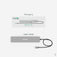 Plugable 11-in-1 USB-C Hub, 100W USB-C Pass-through, Laptop Docking Station Dual Monitor, 4K 60Hz HDMI, Compatible with Thunderbolt, Windows, Chromebooks, Displays Mirrored on Mac image 7