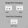 Plugable Dual USB-C Fast Charger, 40W - White image 7