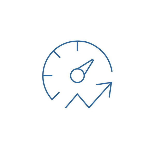 Image of a tachometer reading high speed