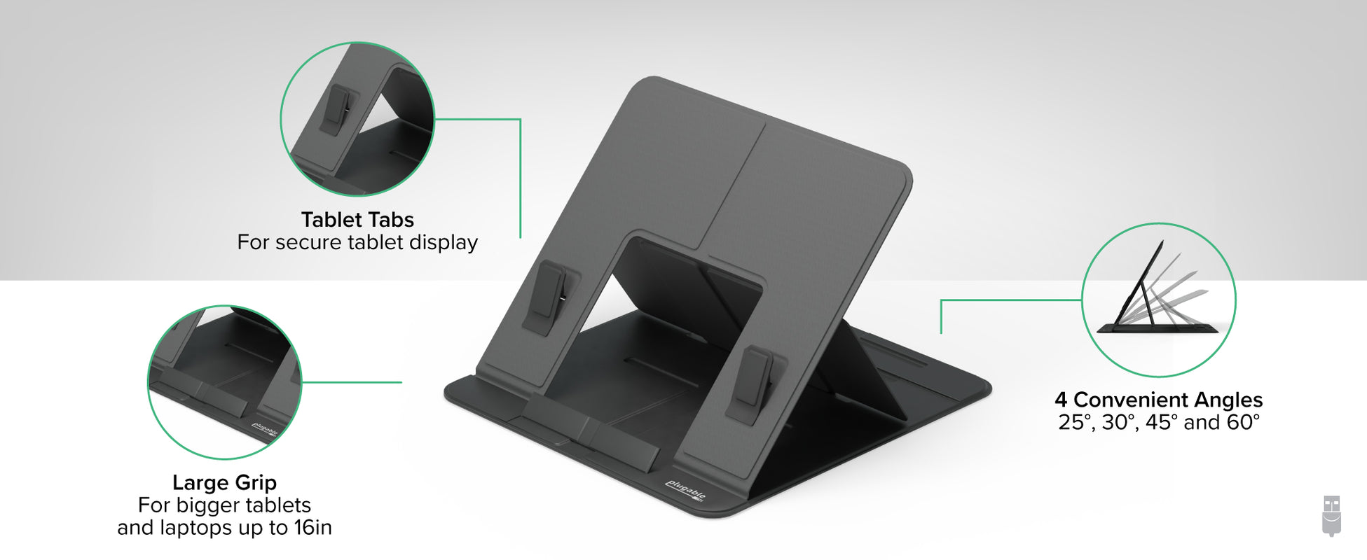 Image highlighting the features of the PT-STANDX