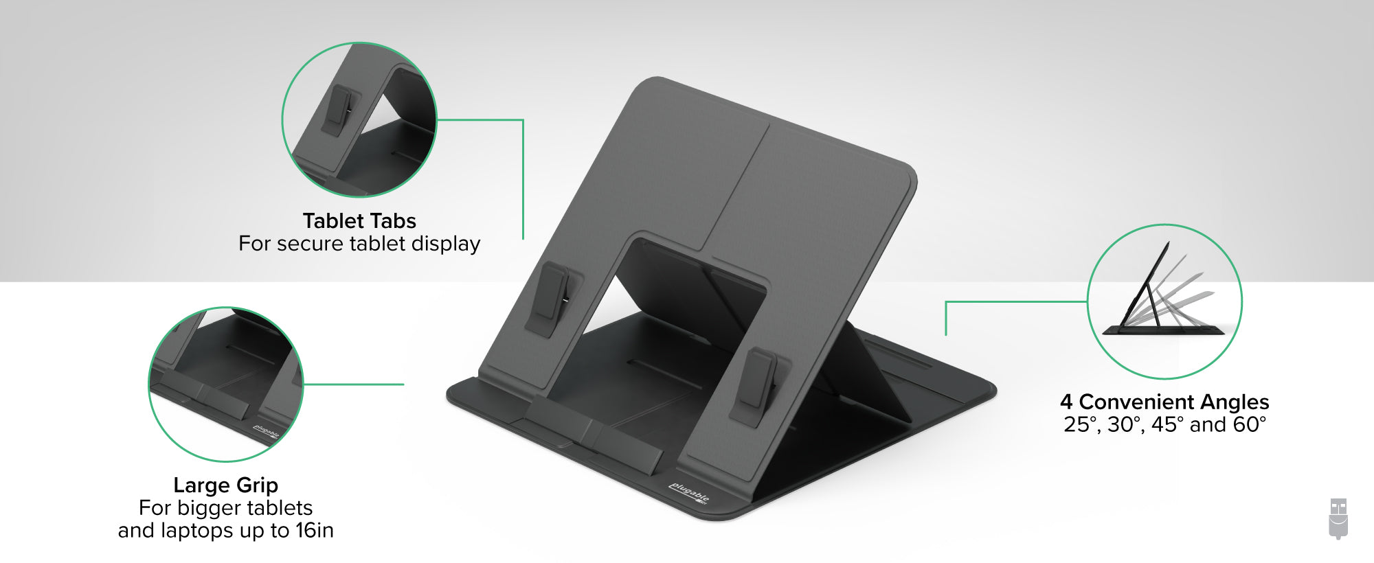 Image highlighting the features of the PT-STANDX