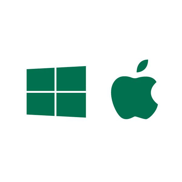 Windows and macOS