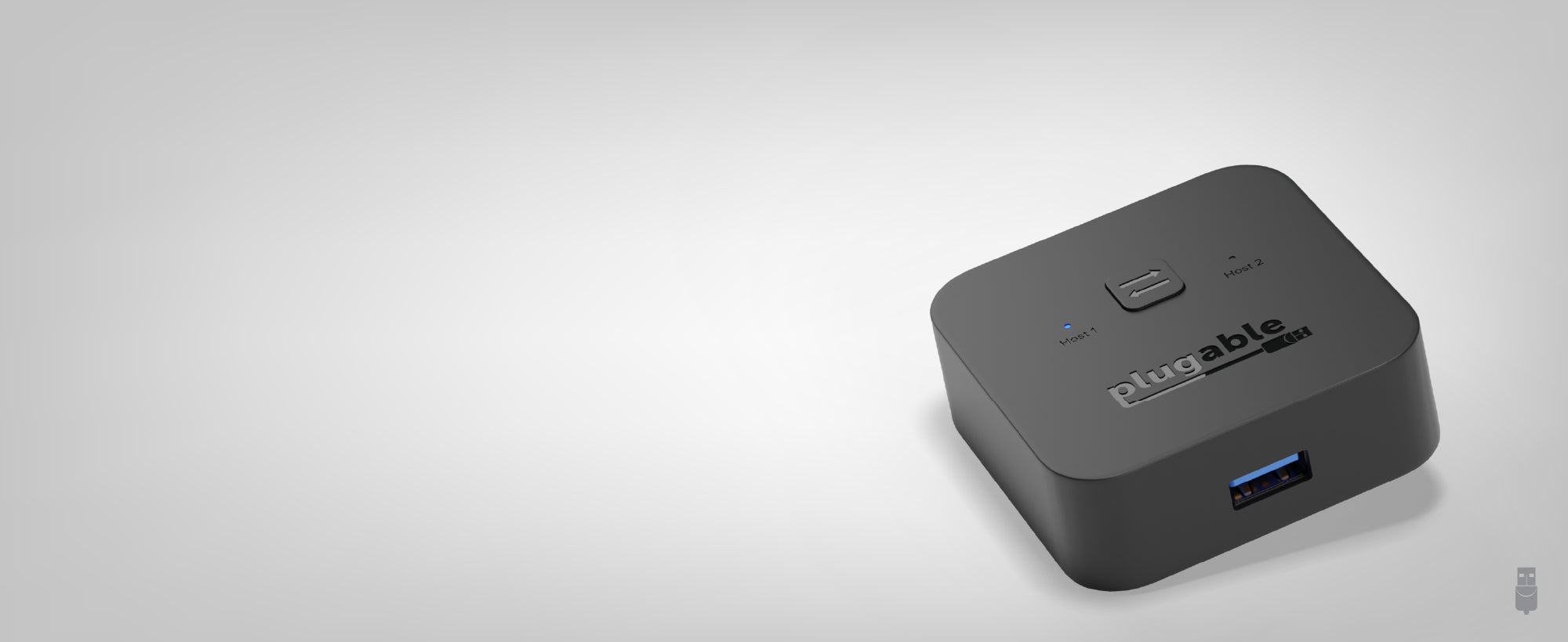An AB switch box lets you manage dual laptops - ideal for connecting to laptops in shared workspaces