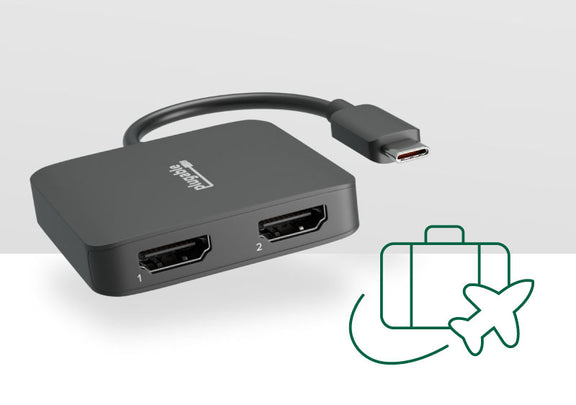 Picture of the USBC-MSTH2, showing it is a small and travel friendly device.