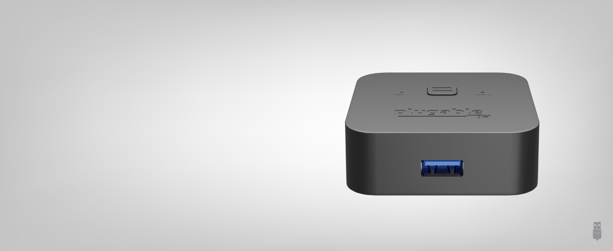 Connect a KVM USB switch via USB 3.0 port to streamline workflows in office setups.