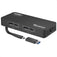 Plugable USB 3.0 and USB-C 4K DisplayPort and HDMI Dual Monitor Adapter with Ethernet image 1