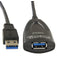 Plugable USB 3.0 5M (16ft) Extension Cable with Power Adapter and Back-Voltage Protection image 1