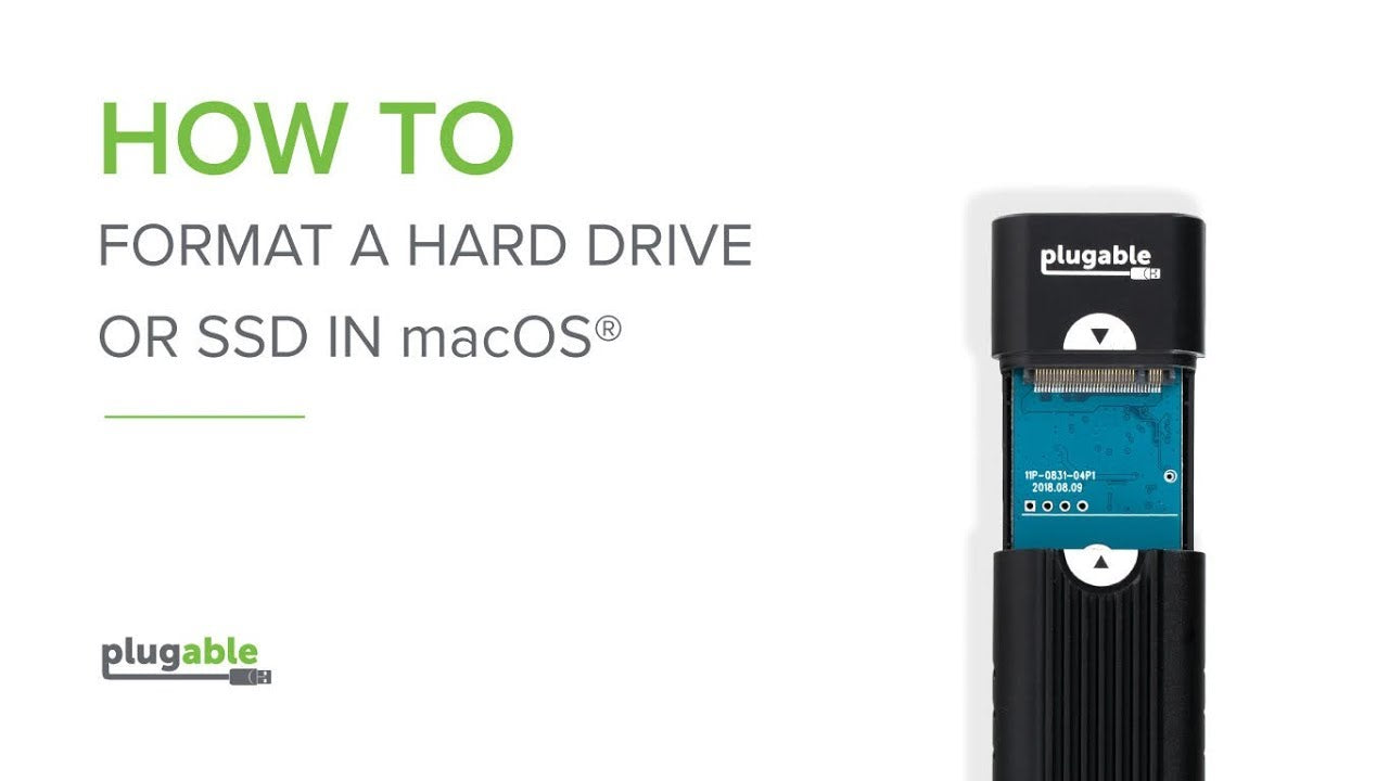 How to format a hard drive in macOS Youtube title card