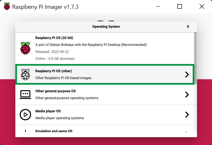 Raspberry Pi Imager