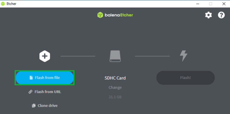 Use Etcher