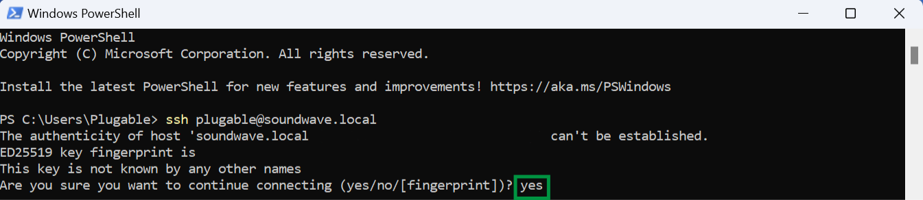Powershell SSH into Raspberry Pi