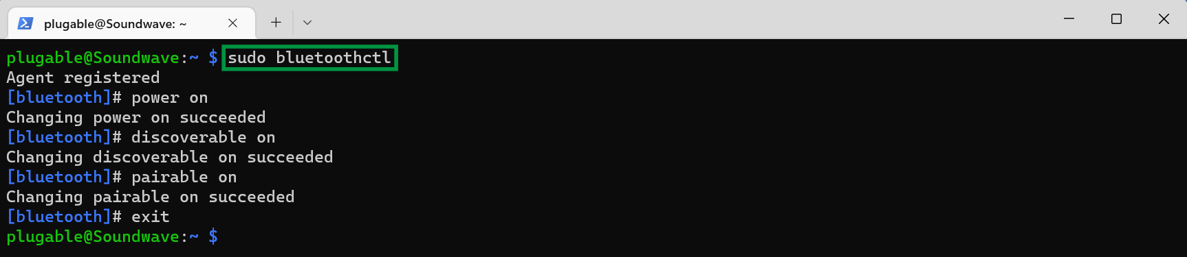 Raspberry Pi Bluetooth Setup