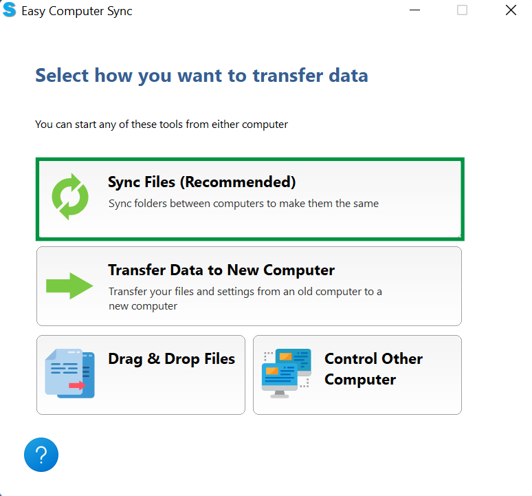 Easy Computer Sync - Sync Mode Demonstration